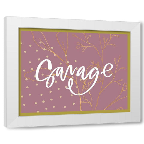 Savage White Modern Wood Framed Art Print by Wieners, Valerie