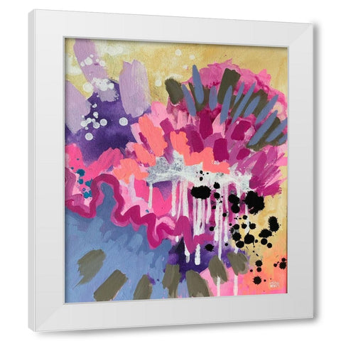Abstract II White Modern Wood Framed Art Print by Wieners, Valerie