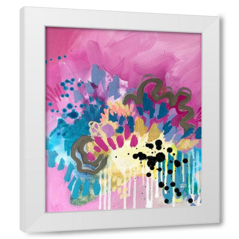 Abstract III White Modern Wood Framed Art Print by Wieners, Valerie