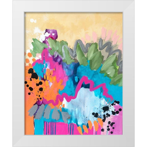 Abstract IV White Modern Wood Framed Art Print by Wieners, Valerie