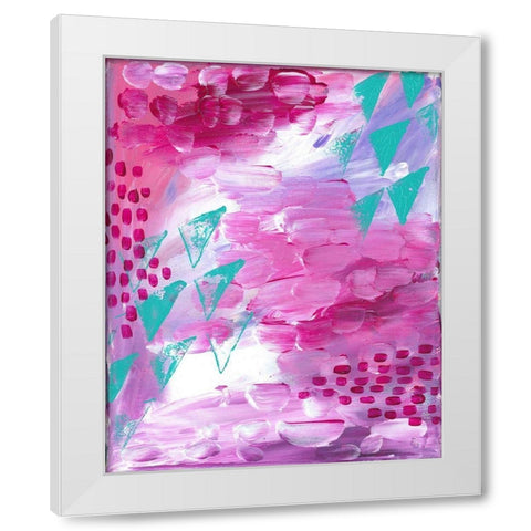 Painted Canvas II White Modern Wood Framed Art Print by Wieners, Valerie