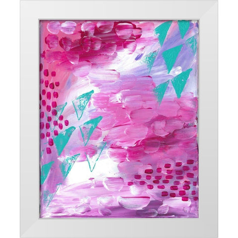 Painted Canvas II White Modern Wood Framed Art Print by Wieners, Valerie