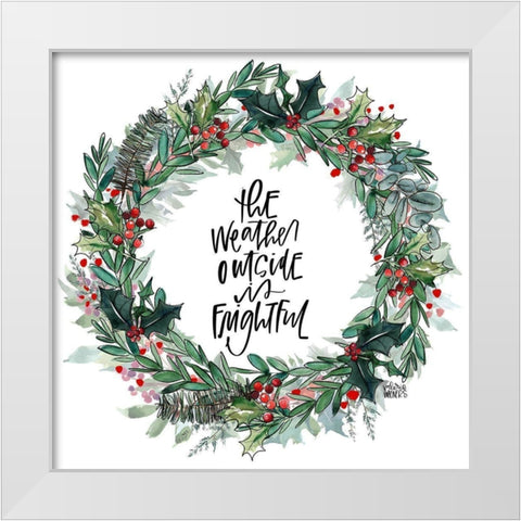 Weather White Modern Wood Framed Art Print by Wieners, Valerie