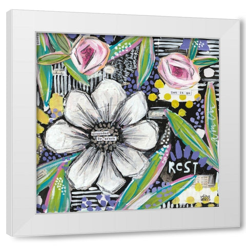 Rest White Modern Wood Framed Art Print by Wieners, Valerie