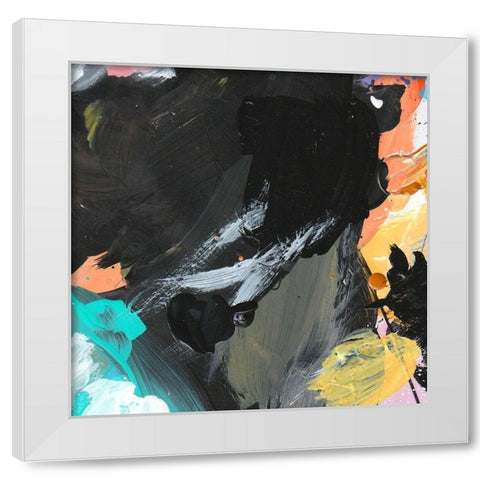 Palette II White Modern Wood Framed Art Print by Wieners, Valerie