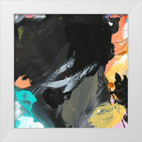 Palette II White Modern Wood Framed Art Print by Wieners, Valerie