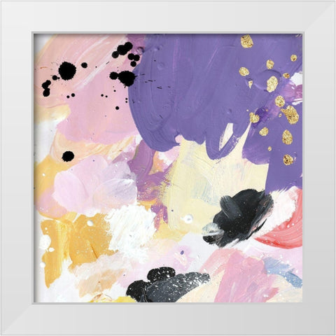 Palette III White Modern Wood Framed Art Print by Wieners, Valerie