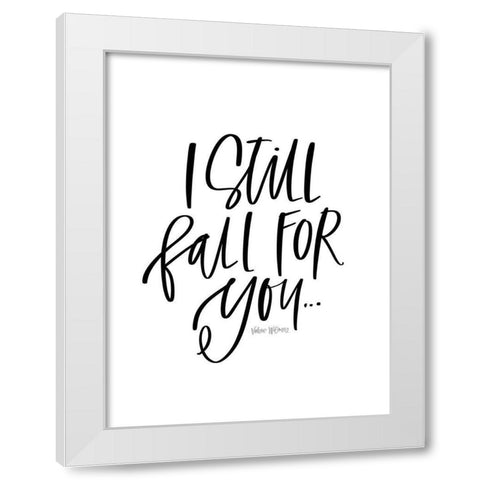 Still Fall White Modern Wood Framed Art Print by Wieners, Valerie