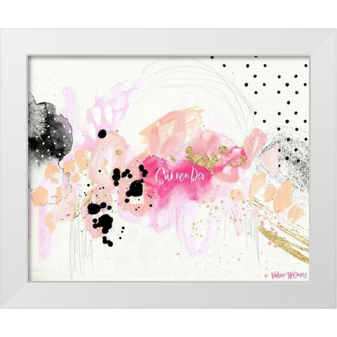 Surrender White Modern Wood Framed Art Print by Wieners, Valerie