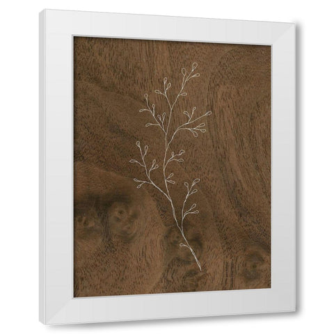 Wispy Wood II White Modern Wood Framed Art Print by Wieners, Valerie