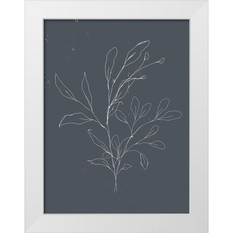 Soft Bouquet I White Modern Wood Framed Art Print by Wieners, Valerie