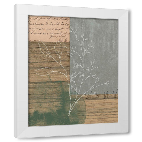 Collage I White Modern Wood Framed Art Print by Wieners, Valerie