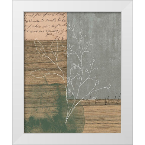 Collage I White Modern Wood Framed Art Print by Wieners, Valerie