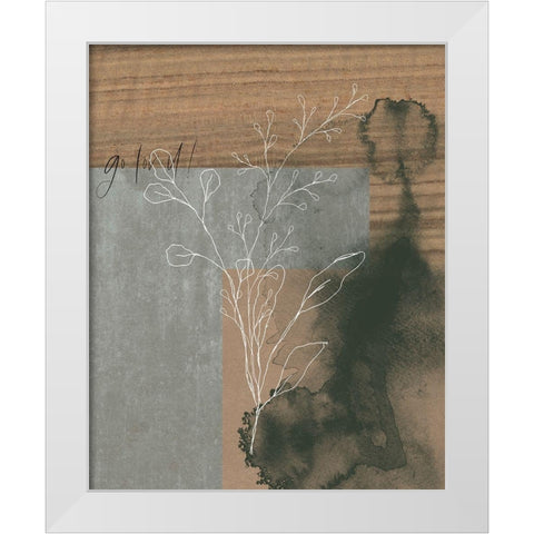 Collage II White Modern Wood Framed Art Print by Wieners, Valerie