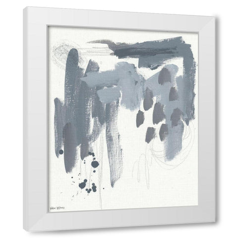 Stormy Weather White Modern Wood Framed Art Print by Wieners, Valerie