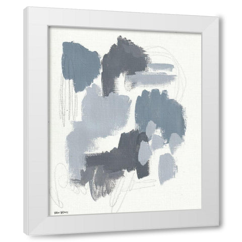 Stormy Weather II White Modern Wood Framed Art Print by Wieners, Valerie