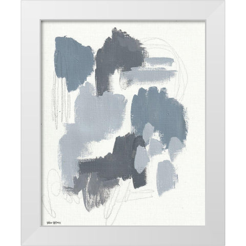 Stormy Weather II White Modern Wood Framed Art Print by Wieners, Valerie