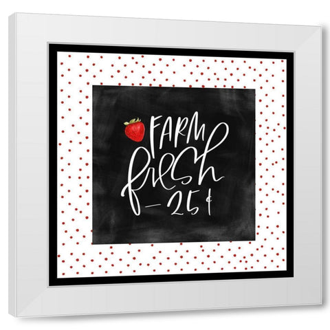 Farm Fresh II White Modern Wood Framed Art Print by Wieners, Valerie
