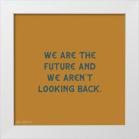 The Future White Modern Wood Framed Art Print by Wieners, Valerie