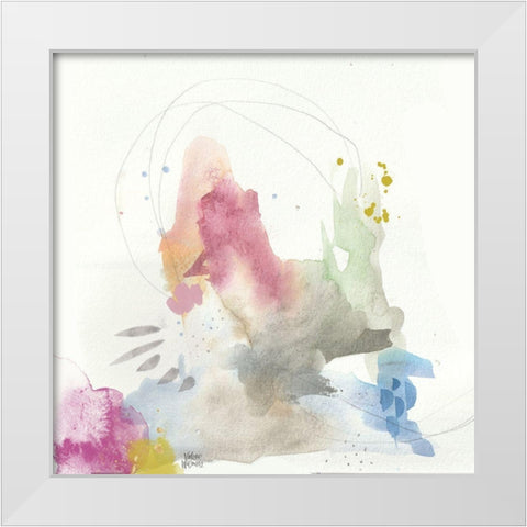 Boho I White Modern Wood Framed Art Print by Wieners, Valerie