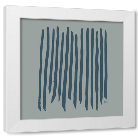 Natural Lines III White Modern Wood Framed Art Print by Wieners, Valerie