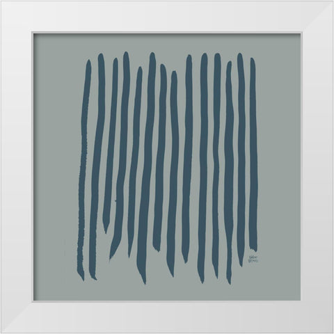 Natural Lines III White Modern Wood Framed Art Print by Wieners, Valerie