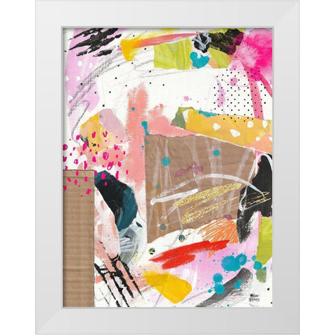 Cool Cardboard III White Modern Wood Framed Art Print by Wieners, Valerie