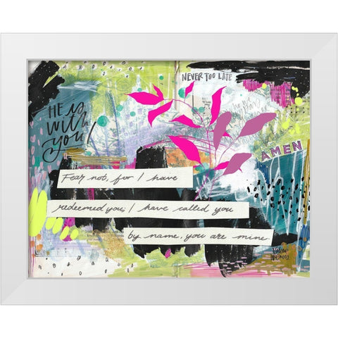 Amen White Modern Wood Framed Art Print by Wieners, Valerie