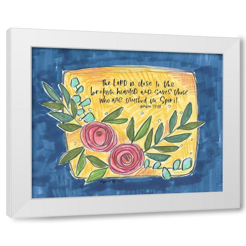 In Spirit White Modern Wood Framed Art Print by Wieners, Valerie