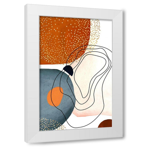 Trailblazer White Modern Wood Framed Art Print by Burney, Yvonne Coleman