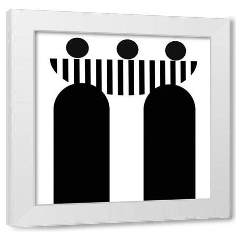 Boat Ride White Modern Wood Framed Art Print by Burney, Yvonne Coleman