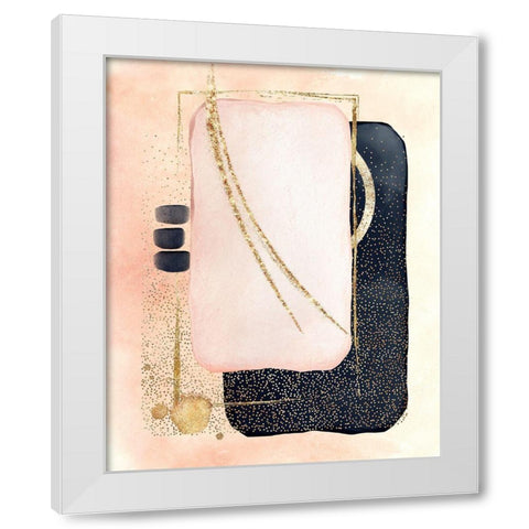 Powered Sugar White Modern Wood Framed Art Print by Burney, Yvonne Coleman