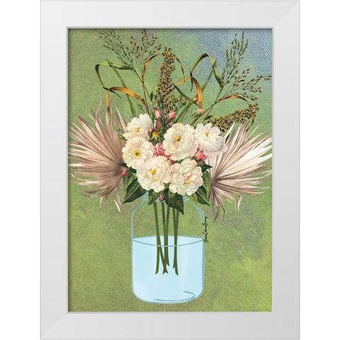 Still Life White Modern Wood Framed Art Print by Burney, Yvonne Coleman