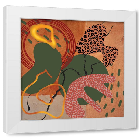 Soul Searcher White Modern Wood Framed Art Print by Burney, Yvonne Coleman