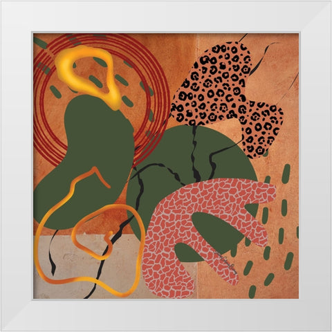 Soul Searcher White Modern Wood Framed Art Print by Burney, Yvonne Coleman