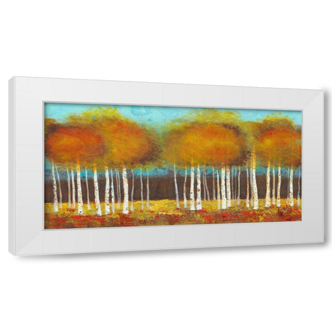 Atmosphere White Modern Wood Framed Art Print by Yellow Cafe
