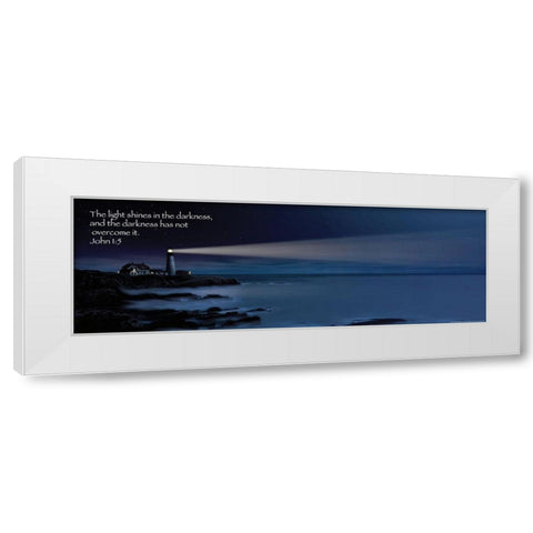 Night Watch White Modern Wood Framed Art Print by Yellow Cafe