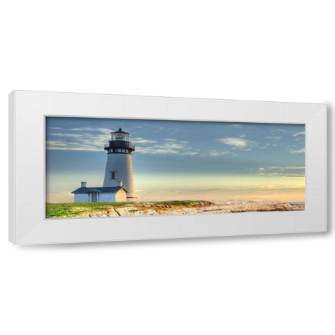 Lighthouse II White Modern Wood Framed Art Print by Yellow Cafe