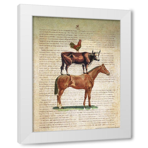 Farm Stand II White Modern Wood Framed Art Print by Yellow Cafe