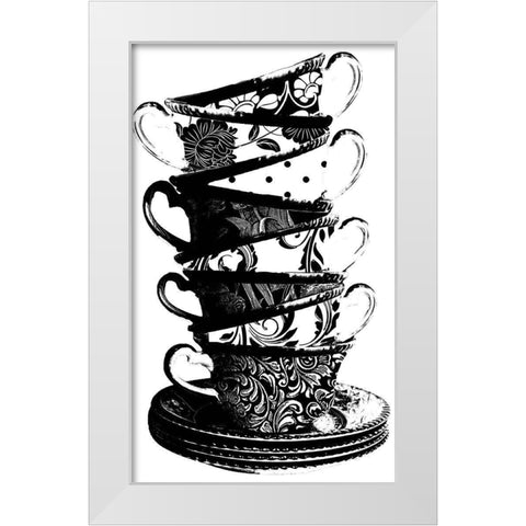 Tempest White Modern Wood Framed Art Print by Sommers, Mindy