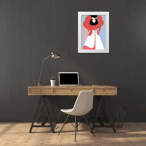 Extra White Modern Wood Framed Art Print by Sommers, Mindy