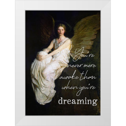 Dreaming White Modern Wood Framed Art Print by Sommers, Mindy