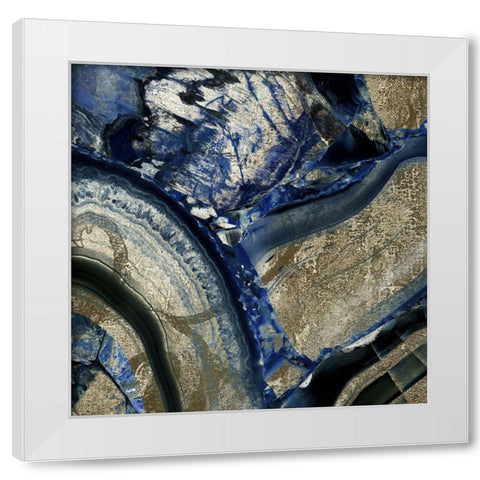 Earthly Pleasures I White Modern Wood Framed Art Print by Sommers, Mindy