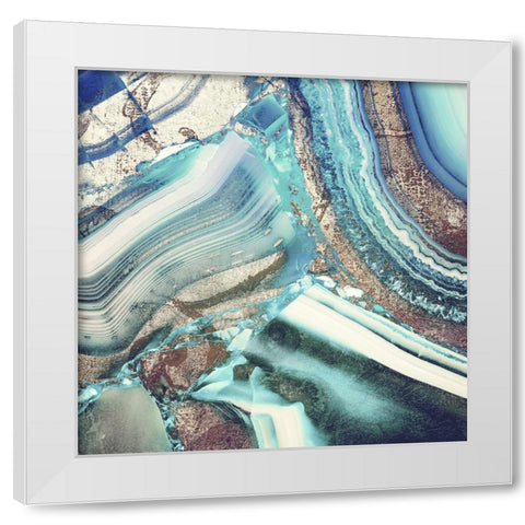 Earthly Pleasures II White Modern Wood Framed Art Print by Sommers, Mindy
