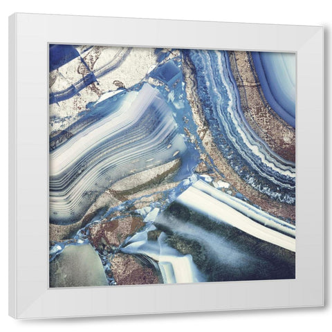 Earthly Pleasures III White Modern Wood Framed Art Print by Sommers, Mindy