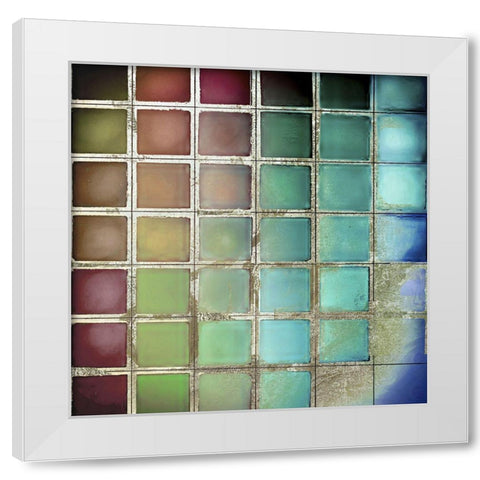 Color Chart IV White Modern Wood Framed Art Print by Sommers, Mindy