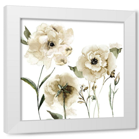 Brittany II White Modern Wood Framed Art Print by Sommers, Mindy