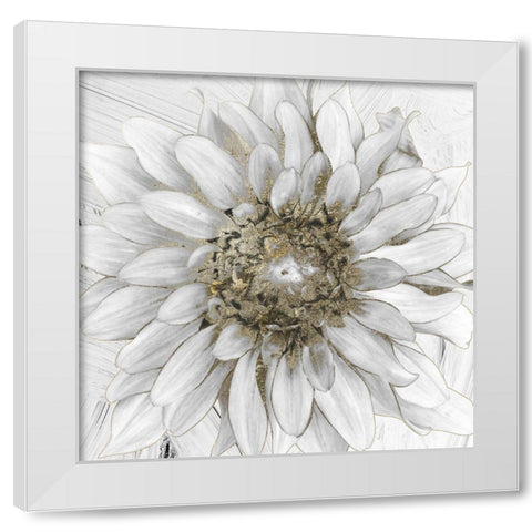 Gilded I White Modern Wood Framed Art Print by Sommers, Mindy