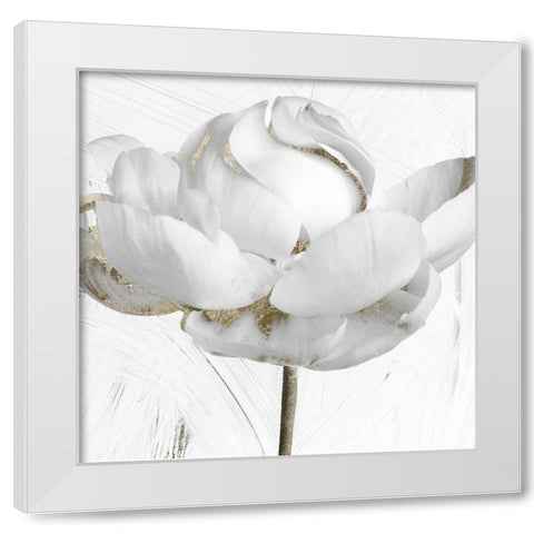 Gilded II White Modern Wood Framed Art Print by Sommers, Mindy