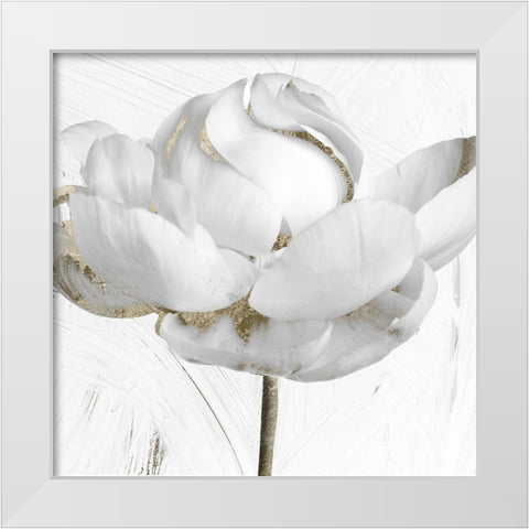 Gilded II White Modern Wood Framed Art Print by Sommers, Mindy